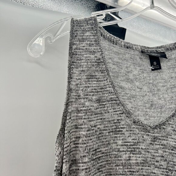 Mossimo Women's Heathered V-Neck Tank Top Gray Size Small - Picture 3 of 9